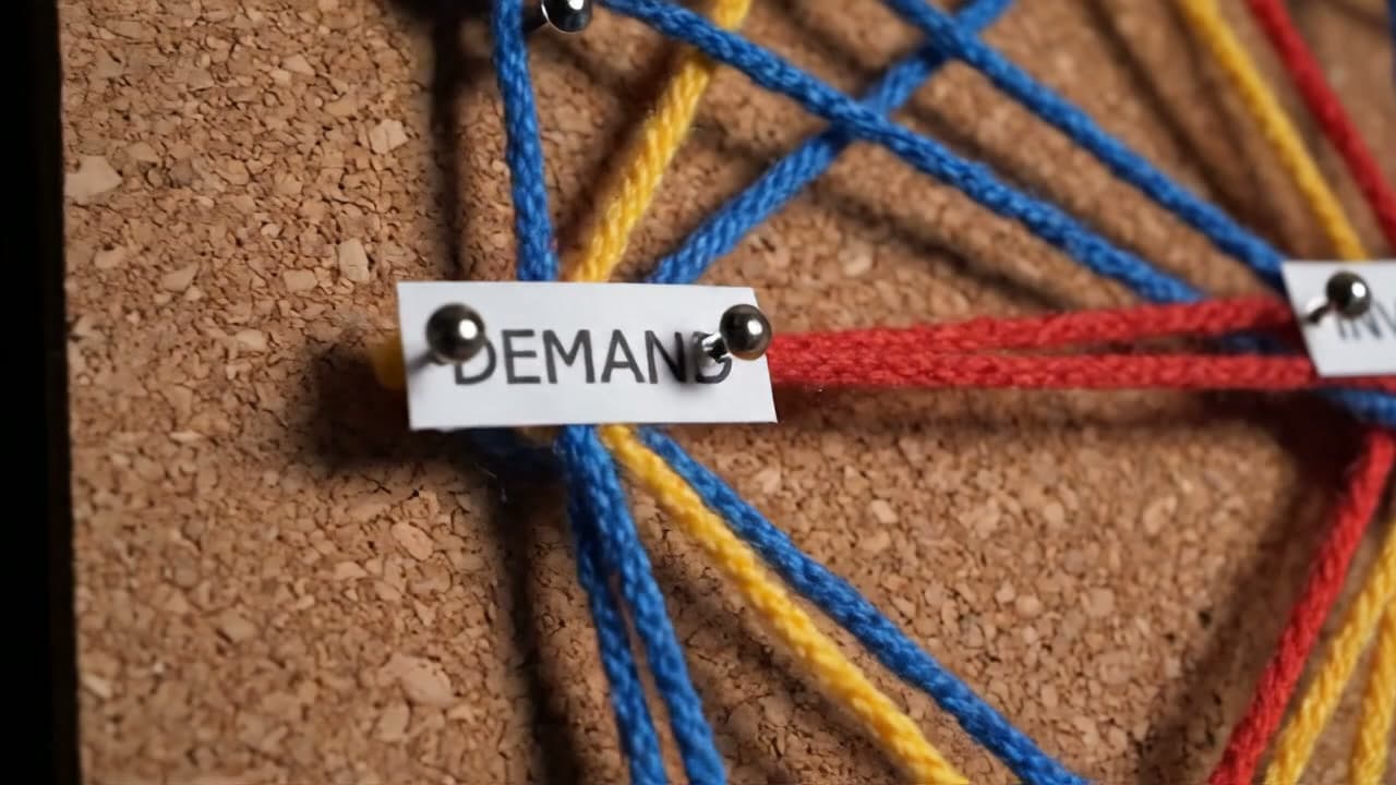 Abstract visualization representing reporting and governance